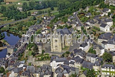 Vue aérienne de Terrasson-Lavilledieu, Dordogne