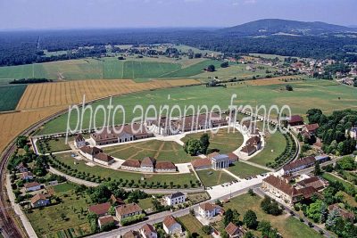 Photo aérienne d'Arc-et-Senans (25) — Doubs