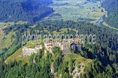 Larmont Fort vu du ciel — photo aérienne du Doubs