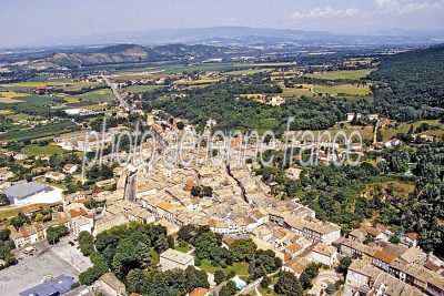 Vue aérienne de Loriol-sur-Drôme, Drôme