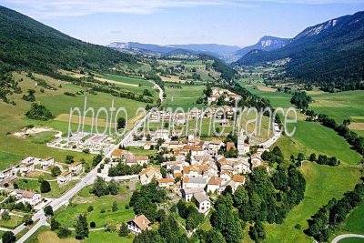 Photo aérienne de Saint-Agnan-en-Vercors (26) — Drôme