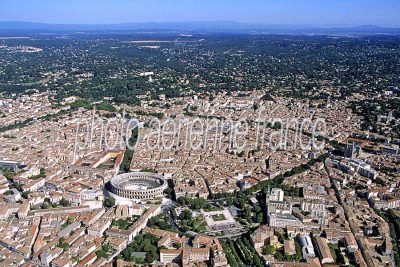 Photo aérienne de Nîmes (30) — Gard