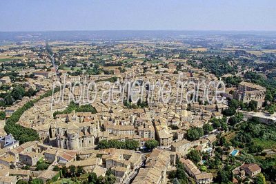 Photo aérienne d'Uzès (30) — Gard