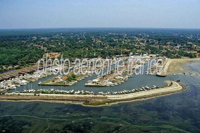 Andernos vu du ciel — photo aérienne de la Gironde