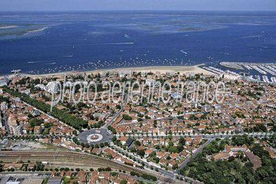 Vue aérienne d'Arcachon, Gironde