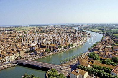 Vue aérienne d'Agde, Hérault (n°4)