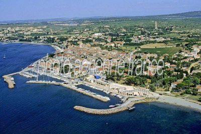 Bouzigues vu du ciel — photo aérienne de l'Hérault