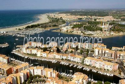 Agde vu du ciel — photo aérienne de l'Hérault (n°3)