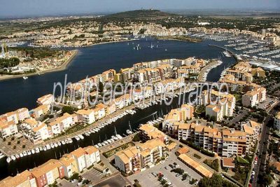 Agde vu du ciel — photo aérienne de l'Hérault (n°4)