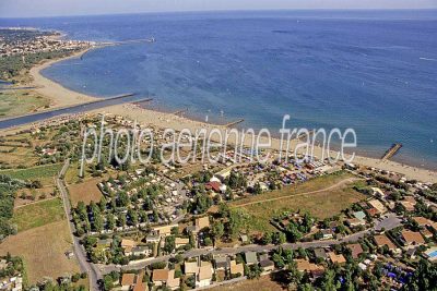 Photo aérienne de Farinette Plage (34) — languedoc