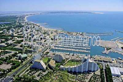 Vue aérienne de La Grande-Motte, Hérault