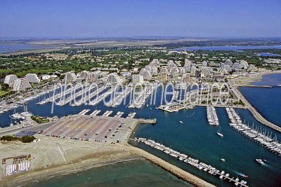 Photo aérienne de La Grande-Motte (34) — Hérault