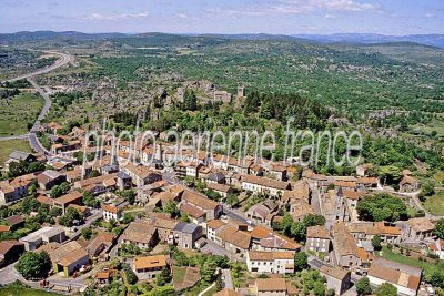 Le Caylar vu du ciel — photo aérienne de l'Hérault