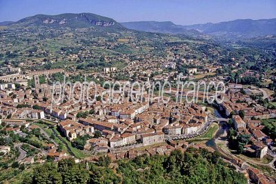 Photo aérienne de Lodève (34) — Hérault