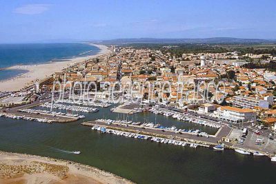 Photo aérienne de Valras-Plage (34) — Hérault