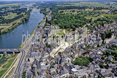 Photo aérienne d'Amboise (37) — Indre-et-Loire