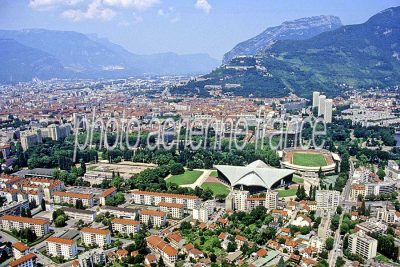 Photo aérienne Grenoble Isère : Grenoble: Notre Dame