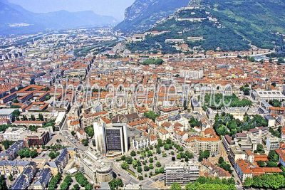 Photo aérienne de Grenoble (38) — Isère
