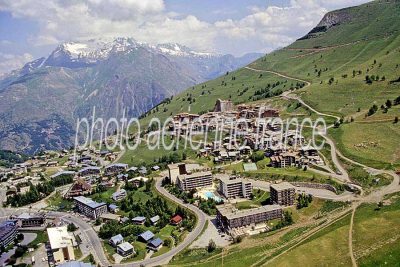 Photo aérienne de Les Deux Alpes (38) — Isère