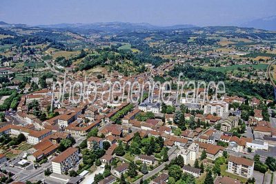 Photo aérienne de Saint-Marcellin (38) — Isère