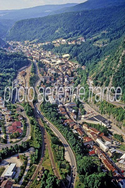 Photo aérienne de Morez (39) — Jura