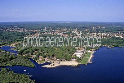 Biscarrosse vu du ciel — photo aérienne des Landes
