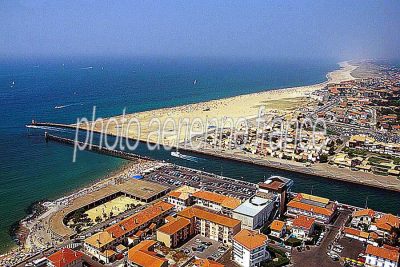 Soorts-Hossegor vu du ciel — photo aérienne des Landes