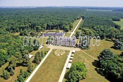 Beauregard vu du ciel — photo aérienne du Loir-et-Cher
