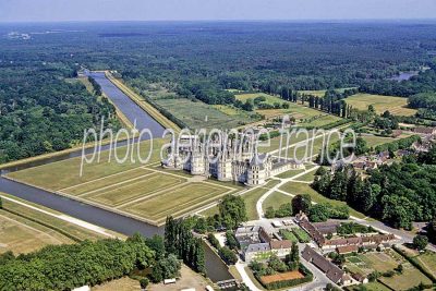 Photo aérienne de Chambord (41) — Loir-et-Cher
