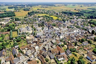 Cheverny vu du ciel — photo aérienne du Loir-et-Cher