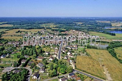 Vue aérienne de Marcilly-en-Beauce, Loir-et-Cher