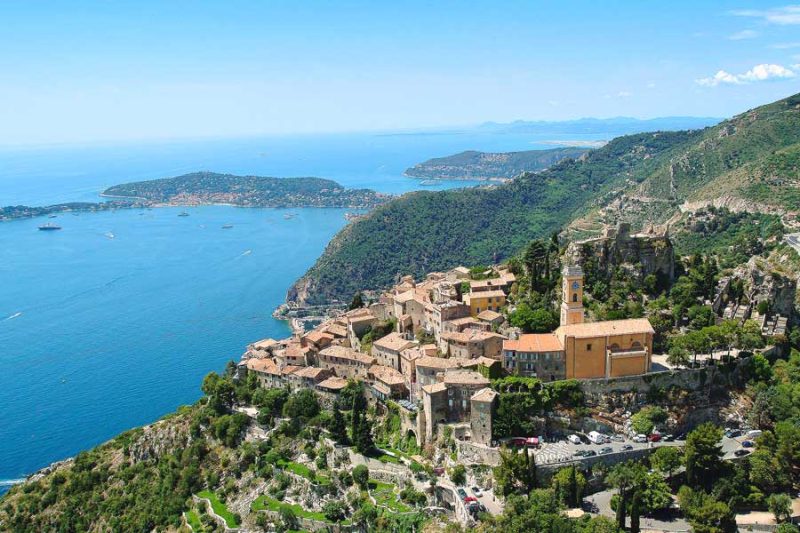Vue aérienne d'Èze, Alpes-Maritimes (n°16)