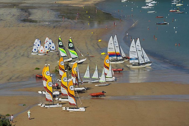 Saint-Lunaire vu du ciel : sport nautique — Ille-et-Vilaine