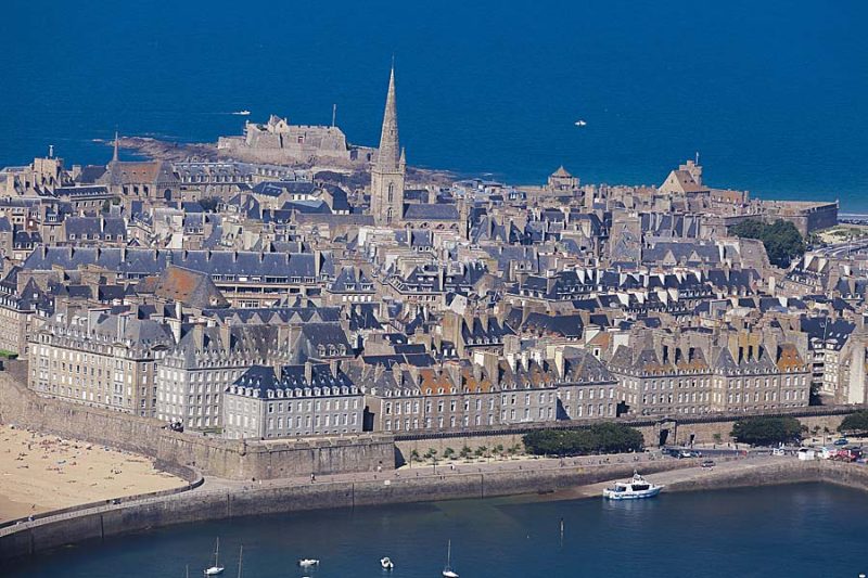 Vue aérienne de Saint-Malo, Ille-et-Vilaine (n°4)