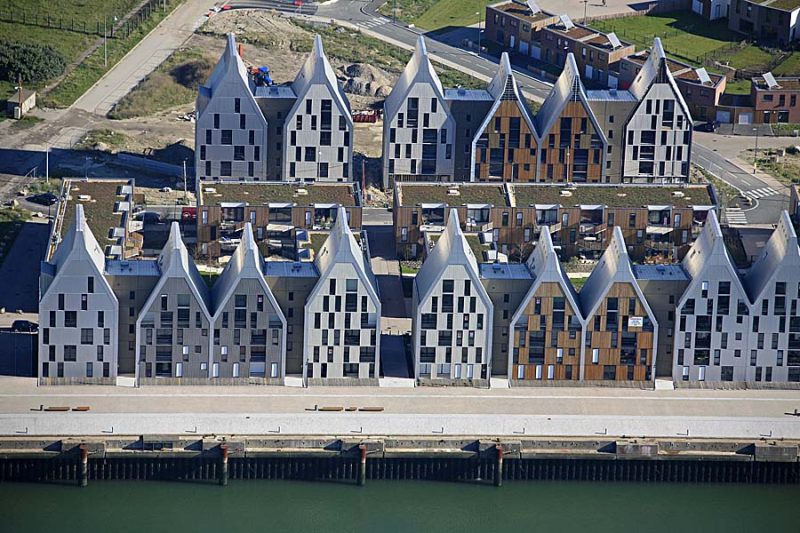 Vue aérienne de Dunkerque, Nord